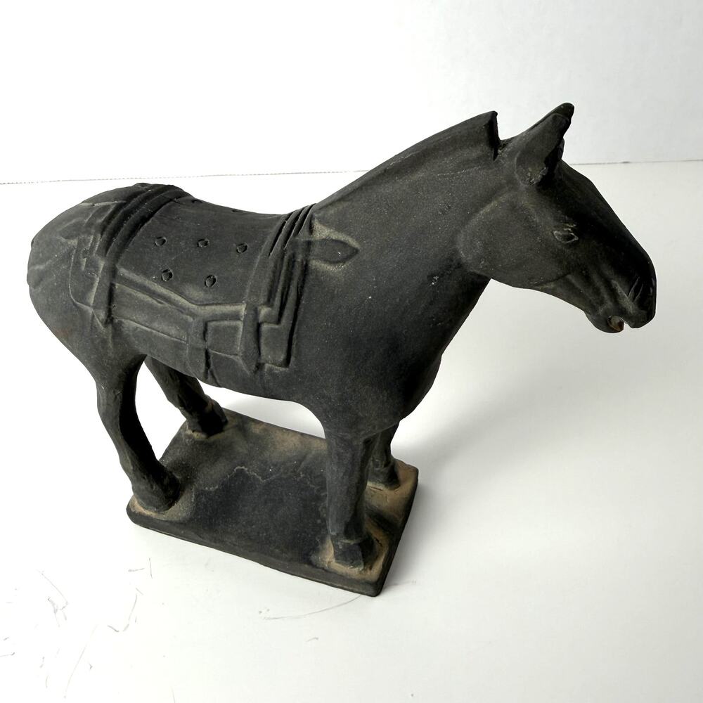 Qin Dynasty Terracotta Horse Figurine Museum Reproduction Chinese Collectible